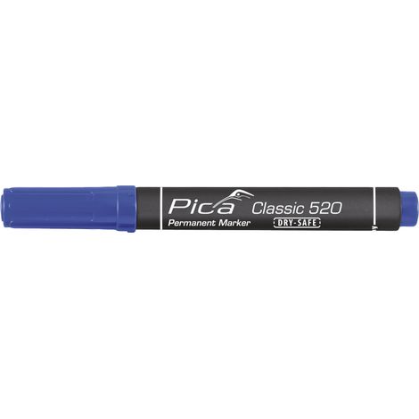 marqueur permanent de type balle bleu