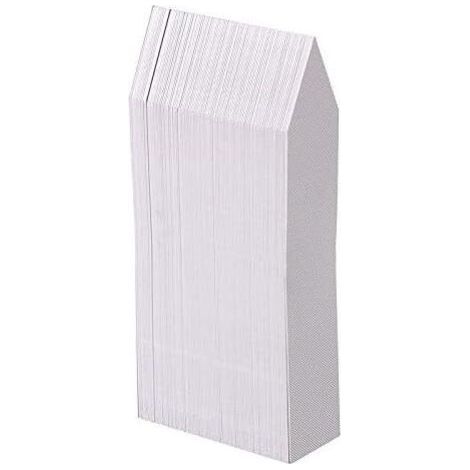 Lot de 100 étiquettes en plastique blanc pour plantes, 10 x 2 cm. (1/5)