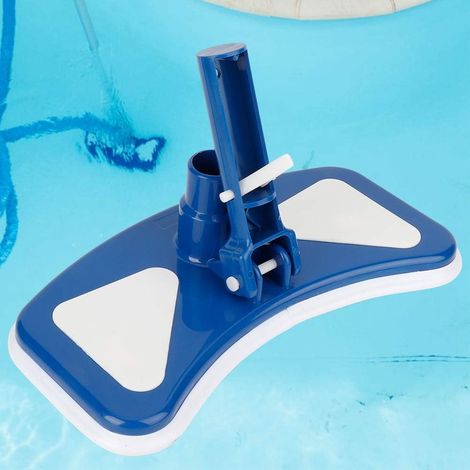 Tête d'aspiration de piscine, aspirateur de piscine bleu et blanc tête d'aspiration rotative brosse aspirateur outil de piscine une pièce (1/3)