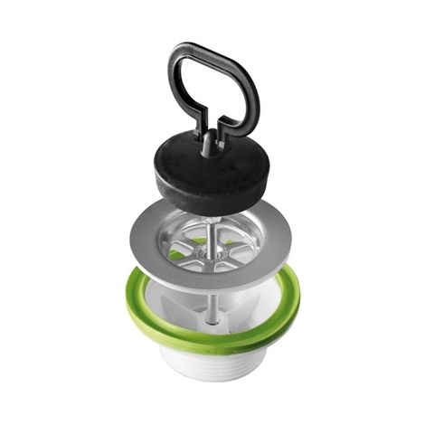 PILETTA SIMPLEX CON TAPPO MANIGLIA BONOMINI- 11/4 - Diam. totale 66 mm- BONOM- pezzi 1