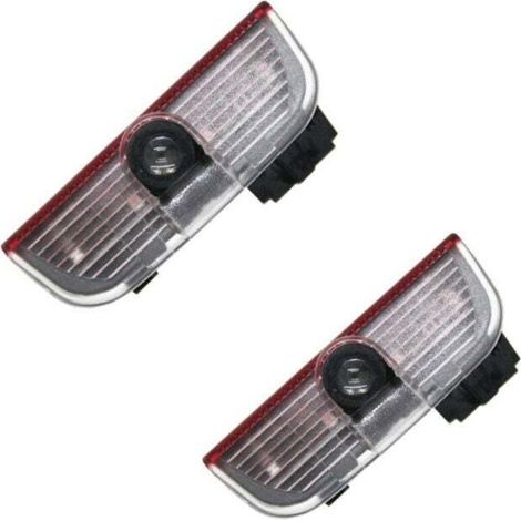 LED Laser Projector Door Welcome Light Ghost Logo For Skoda Superb 2009 2010 2011 2012 2013 2014 2015 (1/5)