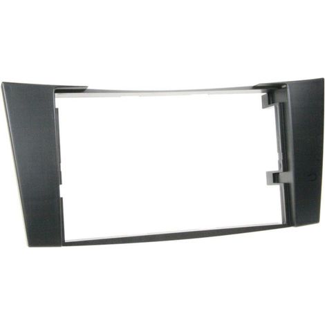 Facade autoradio 2DIN compatible avec Mercedes classe E W211 02-09 ap06 Noir