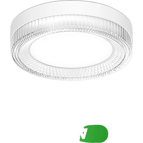 Lámpara de techo, diseño ultrafino, bajo consumo energético, 24 W, luz blanca fría, paquete de 2 unidades. (1/2)