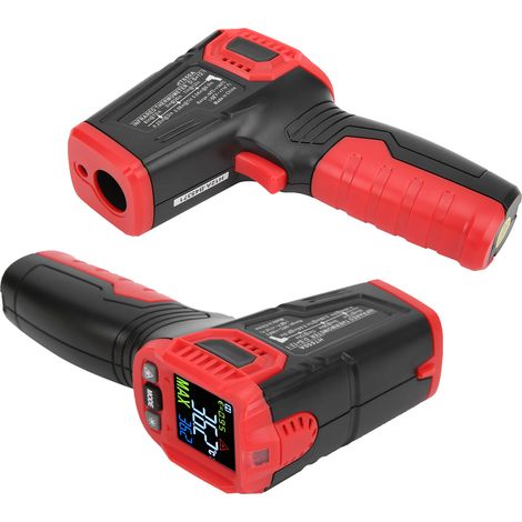 HT650A Infrarot-Thermometer ‐50℃‐380℃ Farb-LCD Hand-Industrie-Temperaturmessgerät (1/5)