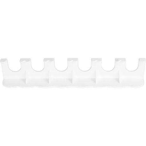 Cintre de Pochette Alimentaire, Organisateur de Cintre de Pochette Alimentaire ABS 6 Trous pour Bouteille de Yaourt de Type Couvercle d'hélicoptère Rond (1/5)