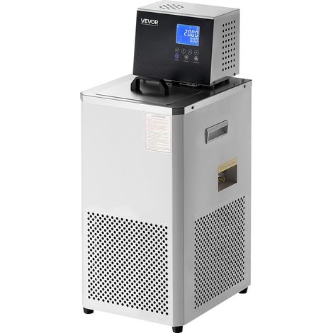 Refroidisseur à Circulation de Laboratoire, Circulateur de Refroidissement 6 L -30 à 100 ℃, pour Biotechnologie Agroalimentaire, Bain Thermostaté Réfrigéré Double Circulation Interne et Externe (1/5)