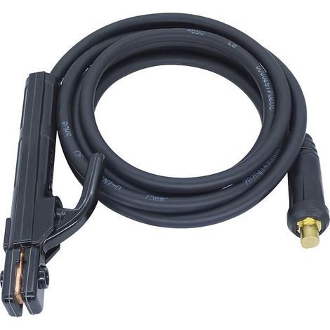 Schweißelektrodenhalterklemme mit Elektrodenhalter 200 A oder 300 A (16 mm²/200 A 9 mm Dorn (3 m) (1/5)