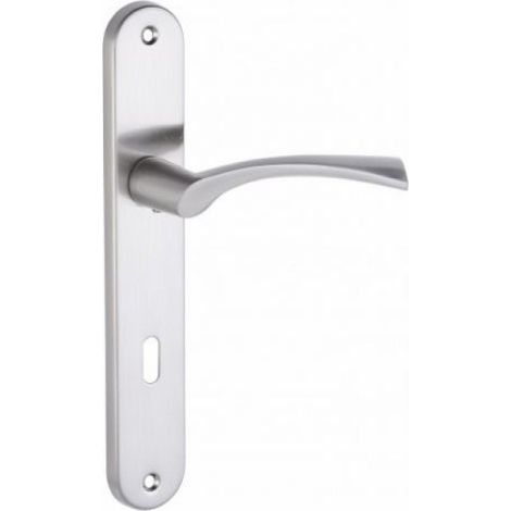 Poignée sur plaque longue NOA Satin 72 mm (1/2)