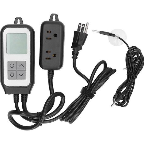 Digitaler Temperaturregler mit WLAN-Funktion, Smart-Thermostat, App-Fernsteuerung und Zeitschaltuhr 100‑