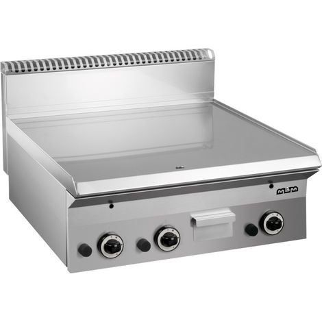 Plancha à gaz - 100 cm - Plaque lisse - Arilex