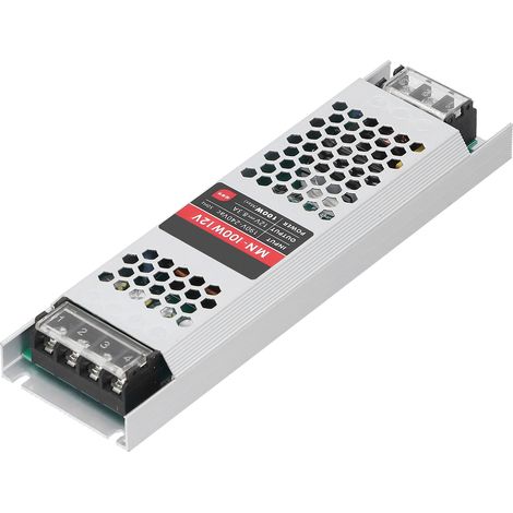 Alimentation à découpage 12 V CC pour ruban LED ultra-mince série CTG 100 W (1/5)