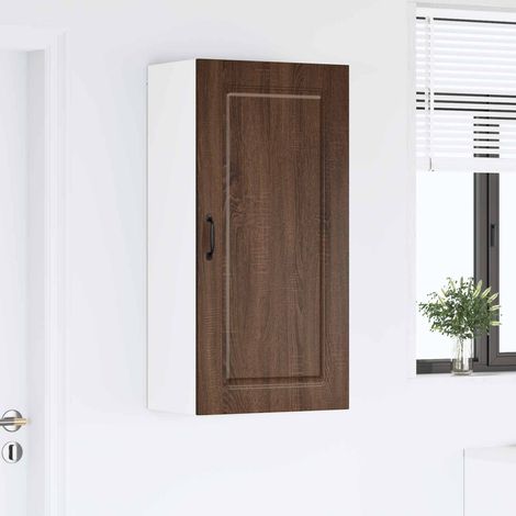 vidaXL Panneau de lave-vaisselle Kalmar Chêne brun 50 x 31 x 100 cm (1/5)