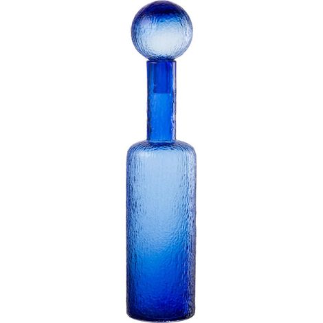 Bouteille Déco en Verre "Spiaggia" 56cm Bleu (1/4)