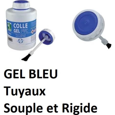 FITT INTERPLAST Colle PVC Gel Bleu interfix pour PVC Souple 250 ML (1/2)