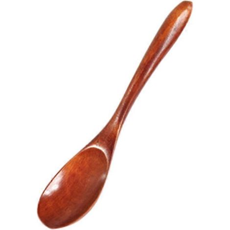 Cuillère en bois, ustensile de cuisine en bambou, cuillère à soupe, vaisselle (1/4)