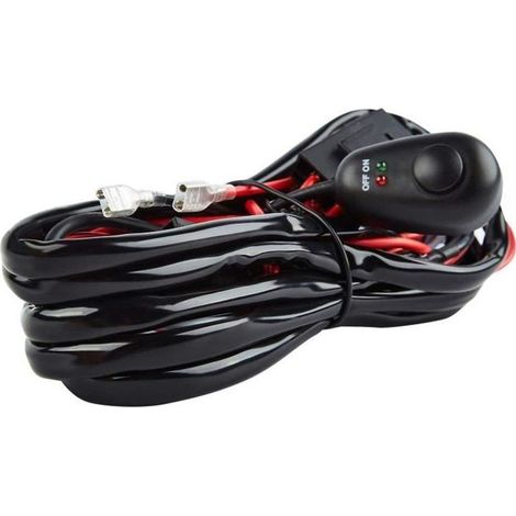 NetBoat Faisceau Electrique, Faisceau de Câblage 12V 40A pour Barre Phare Feux de Travail LED SUV ATV Camion Tout-Terrain (1/4)