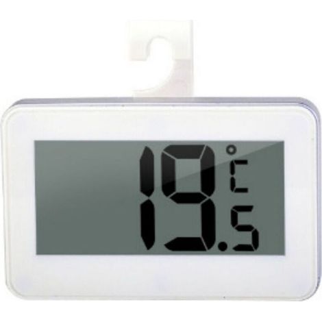 Thermomètre numérique de réfrigérateur, thermomètre de congélateur étanche, haute précision avec alarme et crochet pour cuisine et maison. Fiable pour la conservation des aliments.