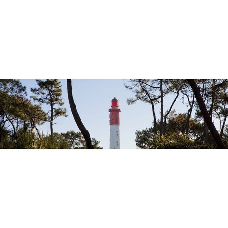 Tableau sur toile vue phare 30x97 cm - Impression sur Toile Murale Décorative - Image imprimée en HD sur Toile - Toile sur Châssis en Bois FSC - Fabriqué en France (1/4)