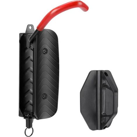 Soporte de pared giratorio para bicicletas,Soporte vertical para bicicletas,Soporte para garaje,Negro,1 unidad (1/5)