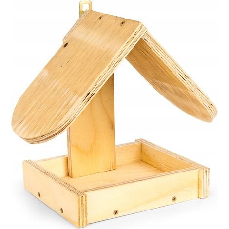 Mangiatoia per uccelli in legno (1/5)