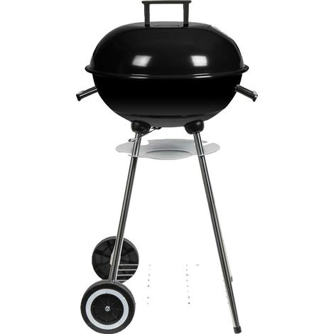Barbacoa de carbón - DOC172N - Acero - Redonda - Ø41cm - LIVOO (1/3)