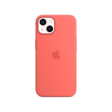Apple Silikonhülle für iPhone 13 mit MagSafe MM253FE/A – Pink Grapefruit Orange (1/5)