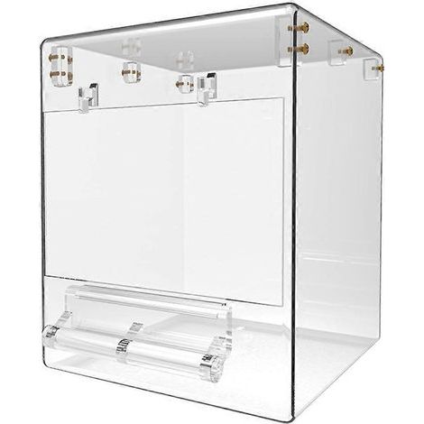 1 Vogelbadewanne für Käfigvögel, Papageienkäfigzubehör mit hängender Badewanne und Dusche – 16 x 13 cm – Transparent (1/4)