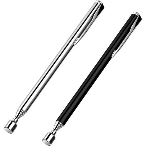 2 teiliges, teleskopierbares Magnet Werkzeug Magnetisches Metall Greifwerkzeug Teleskopwerkzeug mit Taschenclip Leicht zu transportieren zum Aufn (1/5)