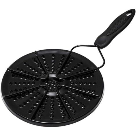 QORVA-Diffuseur de Chaleur pour cuisinière à gaz, réducteur de Flamme de sécurité Durable, Anneau de mijotage, Plaque de Cuisson, Tamis de Protection pour la Cuisine à