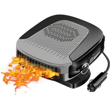 Chauffage De Voiture, Chauffage Et Dégivrage De Voiture Portable, 150W Dégivreur De Pare-Brise,Dégivreur Rotatif 360° (1/4)