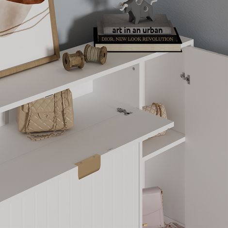 Zapatera Helge, Blanco, 108 x 107.5 cm, Vicco (1/5)
