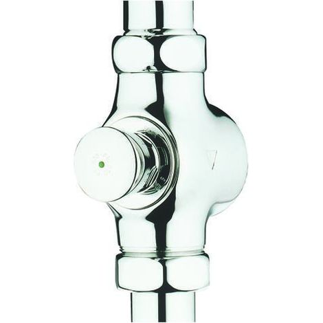 Presto – Robinet de chasse double mâle 33/42 – Débit 90 l/m pour cuvettes WC – Finition métal – Filetage plomberie (1/2)