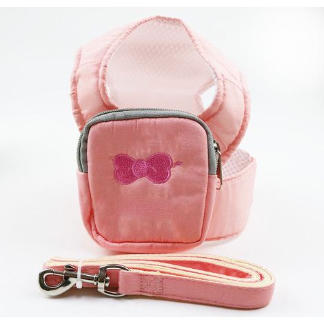Filiyano – sac à dos – Ours mignon, petit chien, laisse de promenade, gilet pour chien, peluche poméranien, sangle de poitrine, sac à dos, accessoires (1/5)