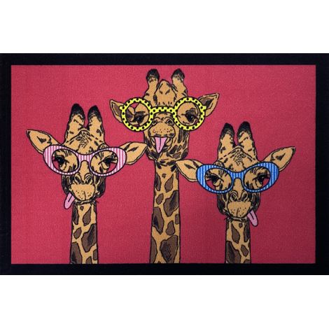 Eingangsmatte Giraffe Pink 40x60cm - Vica