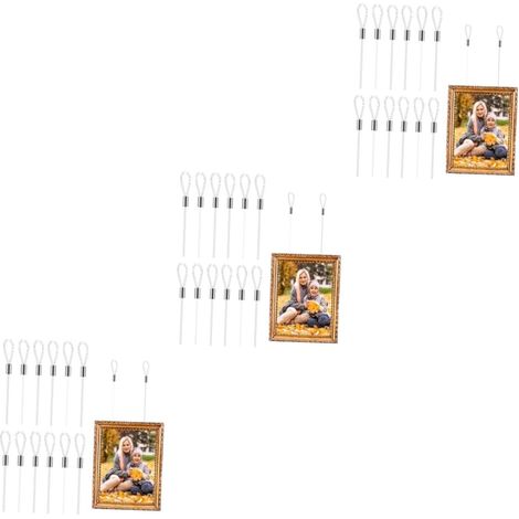 Lot de 36 cordons suspension invisibles pour cadres photo, en nylon, (1/5)