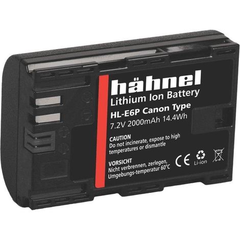 Batteria Hähnel HL-E6P 2000mAh 7.2 V