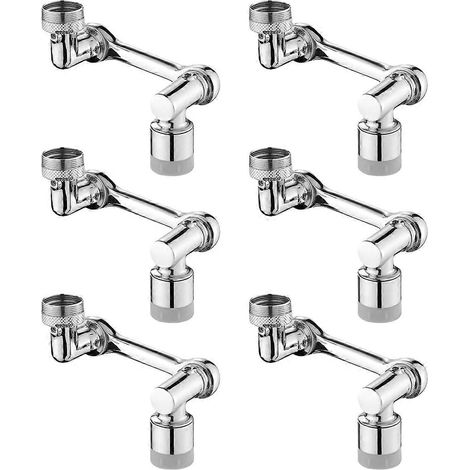 Mehrauslauf-Schwenkarmatur für Küchenarmaturen, automatische Armaturverlängerung, Badaccessoires, ausziehbar, 6er-Set (1/5)