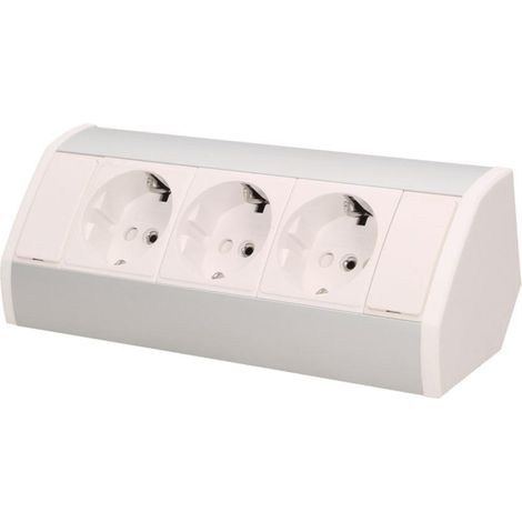 Möbelsteckdose 3x250V OR-GM-9001/W-G(GS) Schuko (1/5)
