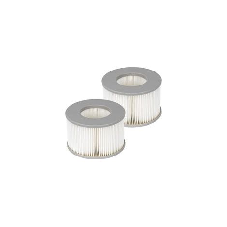 Paquete de 2 cartuchos de filtro inflables MSPA para jacuzzis, compatibles con todos los jacuzzis y spas actuales (FD2089).