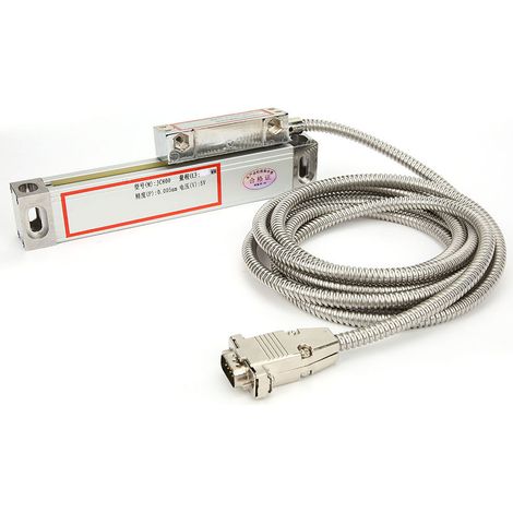 Lineare Skala für 2AE/3AE-Achsen, digitale Positionsanzeige (DRO), Aluminium-Druckguss, Ableser, lineare Skala 5 µm 150 mm (1/5)