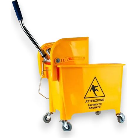 Carrello lavapavimento mocio strizzatore per superfici estese 20 lt 63x27xH67 cm (1/5)