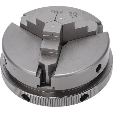 Mandrin de tour à 3 mors, acier 45, mandrin de tour manuel de précision, pièce pour machines-outils, diamètre 2,5 pouces (1/5)