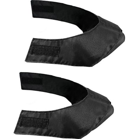 2 Stück schwarzer Nylon-Katzenmaulkorb, Katzen-Gesichtsmaske, Pflegehilfe, Katzenpflege-Werkzeuge, Kratzschutz (1/5)