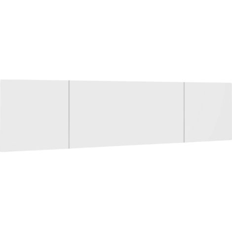 Cabecero Cama Cabecero Suspendido Cabezal Dormitorio Kate Blanco Mate 209x53 cm (1/5)