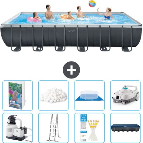 Intex Piscina Ultra XTR Rettangolare - 732x366x132 cm - 9-pezzi  S691 (1/4)