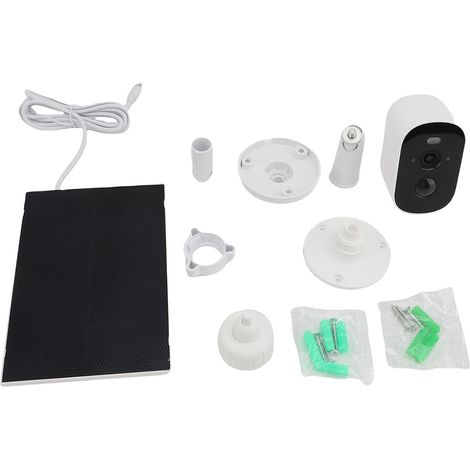 Caméra Sécurité Solaire 4MP 2K Zoom 5X Détection Mouvement Intercom Temps Réel IP66 Étanche Extérieur Sans Fil WiFi Sans Carte Stockage (1/2)