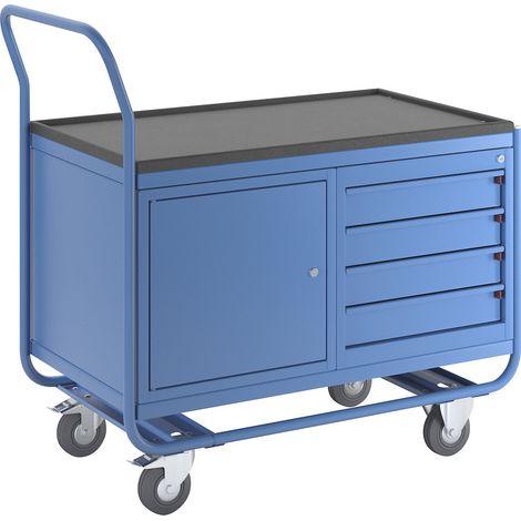 eurokraft pro, Chariot industriel à plateaux, 1 caisson à (1/5)