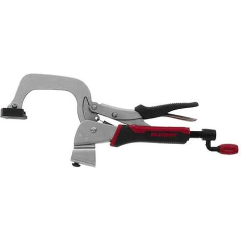 Pince d'établi de 7,6 cm – Pince de maintien robuste avec coussinet en caoutchouc non marquant pour une utilisation avec des rails en T, des tables de serrage et des plaques de serrage (1/2)