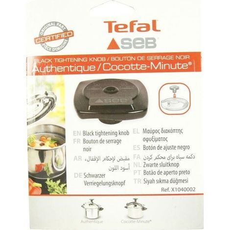 Mango de apriete negro para olla a presión SEB, TEFAL