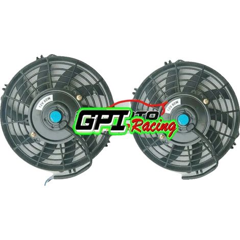 Radiador, capacidad de refrigeración mejorada, construcción de aluminio duradera, radiador y ventiladores. (1/2)